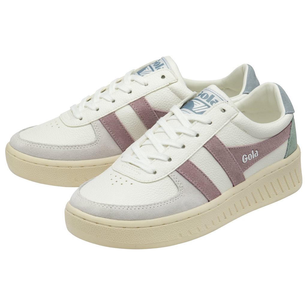 Gola Classics Grandslam Trident Sneakers Blancos Rosas Mexico | OUG-106593
