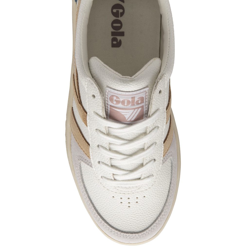 Gola Classics Grandslam Trident Sneakers Blancos Rosas Mexico | RIA-461283