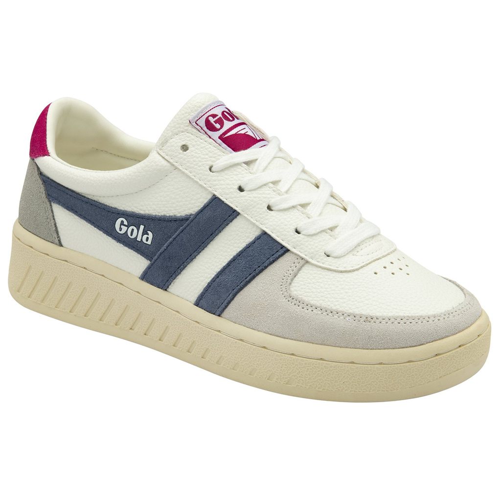 Gola Classics Grandslam Trident Sneakers Blancos Fucsia Mexico | DUO-567814