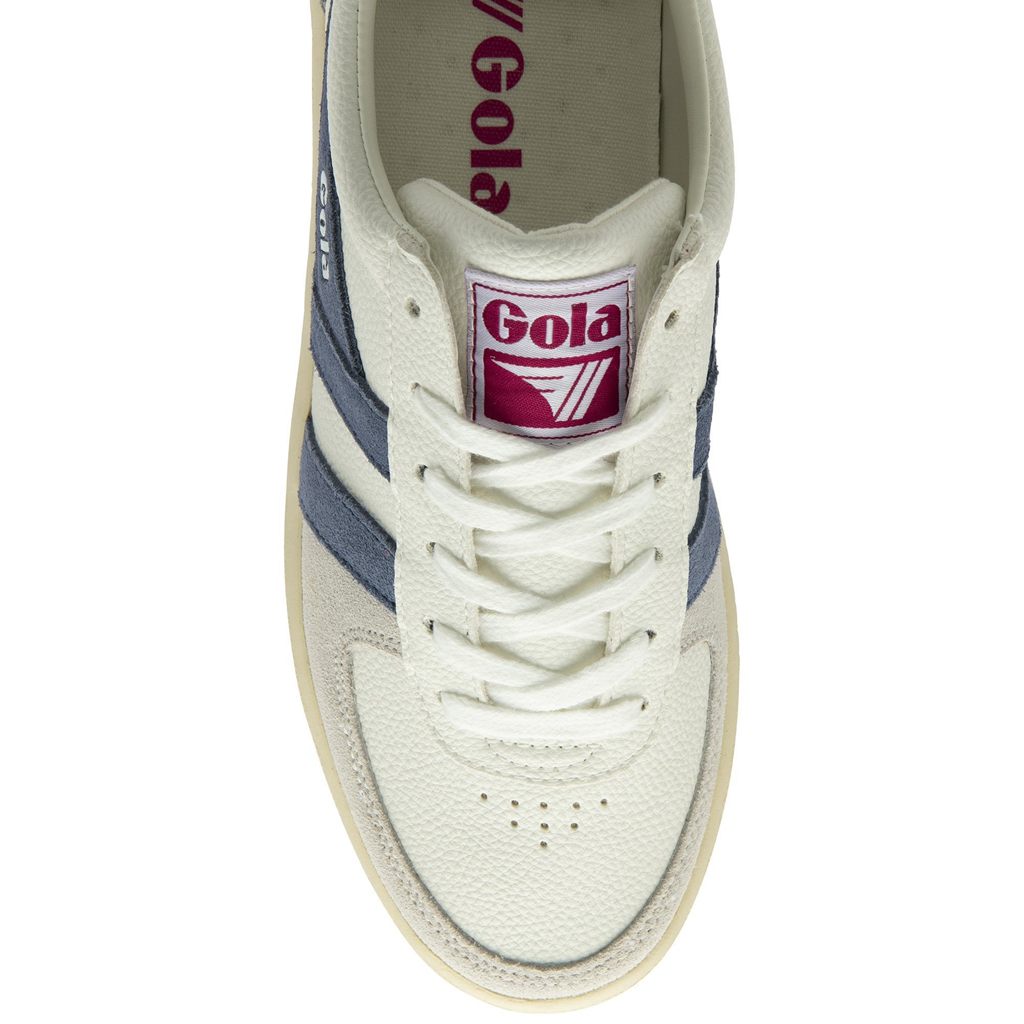 Gola Classics Grandslam Trident Sneakers Blancos Fucsia Mexico | DUO-567814