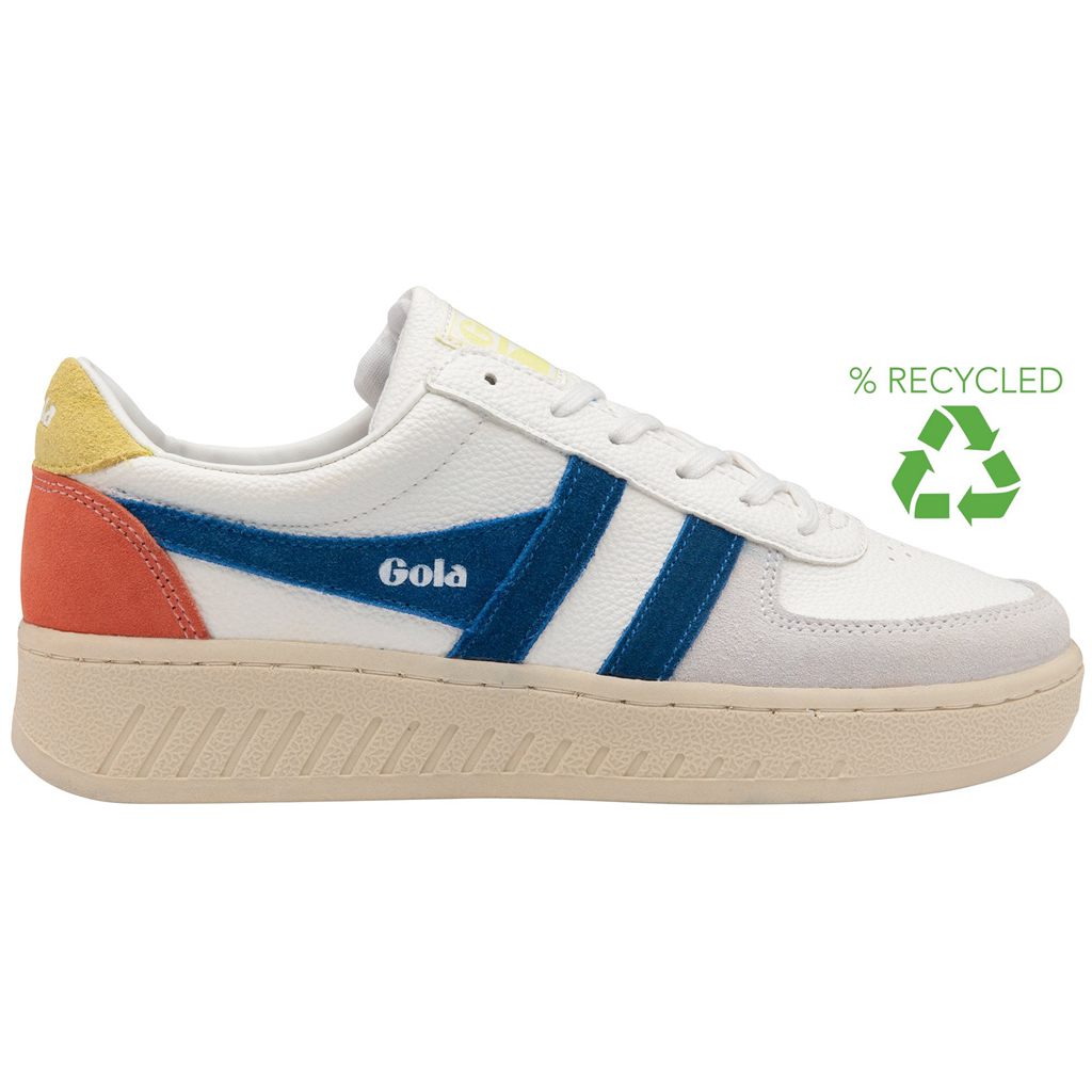 Gola Classics Grandslam Trident Sneakers Blancos Azules Mexico | KBO-612584