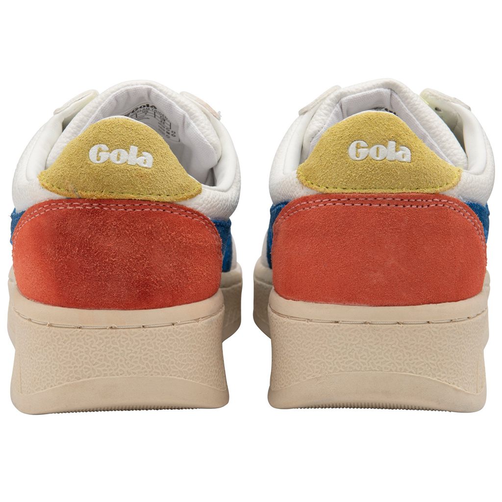 Gola Classics Grandslam Trident Sneakers Blancos Azules Mexico | KBO-612584
