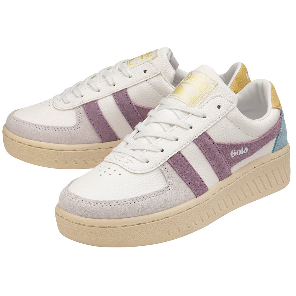 Gola Classics Grandslam Trident Sneakers Blancos Azules Mexico | JAF-027913