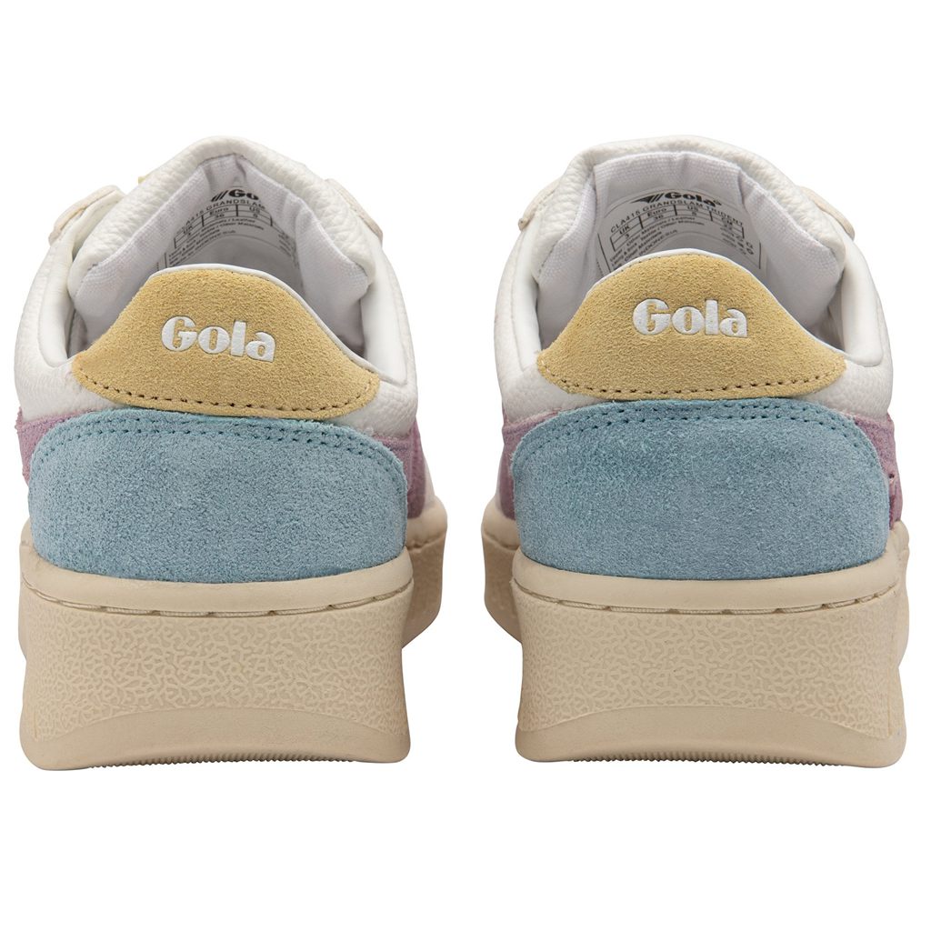 Gola Classics Grandslam Trident Sneakers Blancos Azules Mexico | JAF-027913