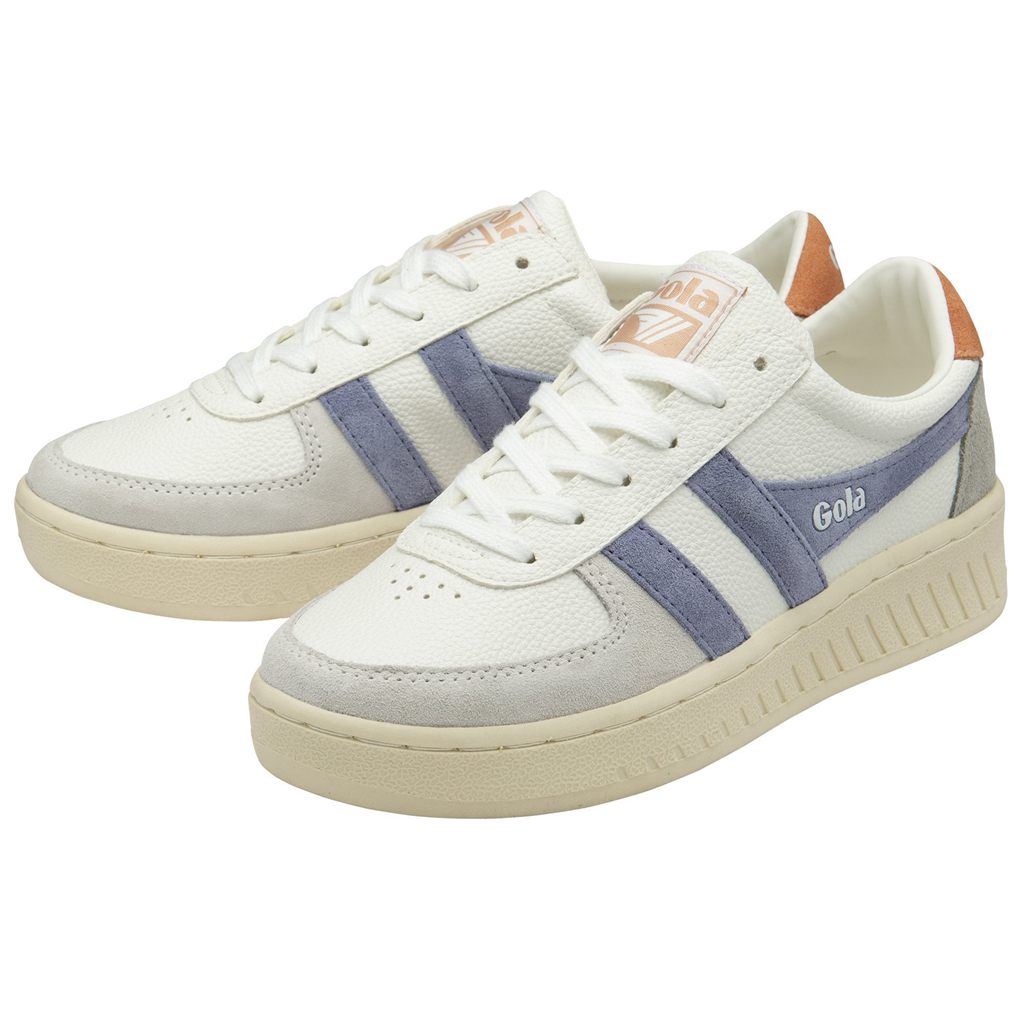 Gola Classics Grandslam Trident Sneakers Blancos Lavanda Mexico | JNH-724189