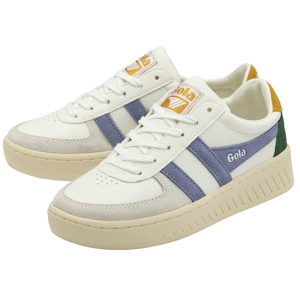 Gola Classics Grandslam Trident Sneakers Blancos Lavanda Mexico | QDU-534296