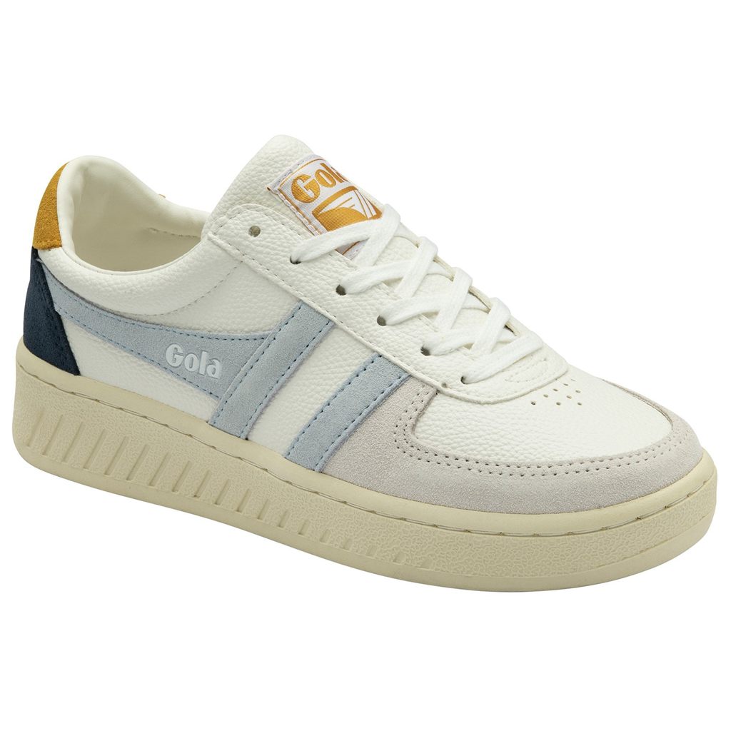 Gola Classics Grandslam Trident Sneakers Blancos Azules Mexico | OKV-456291