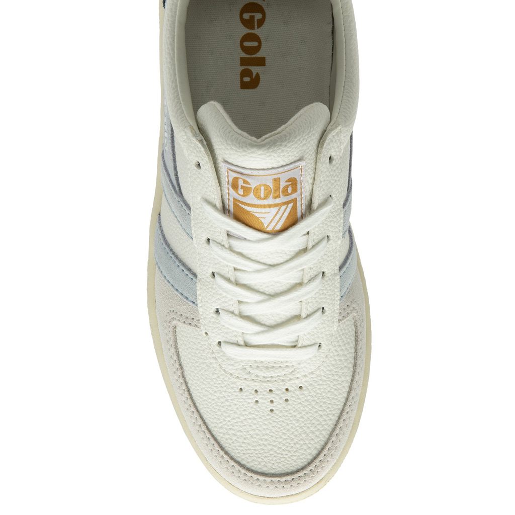 Gola Classics Grandslam Trident Sneakers Blancos Azules Mexico | OKV-456291