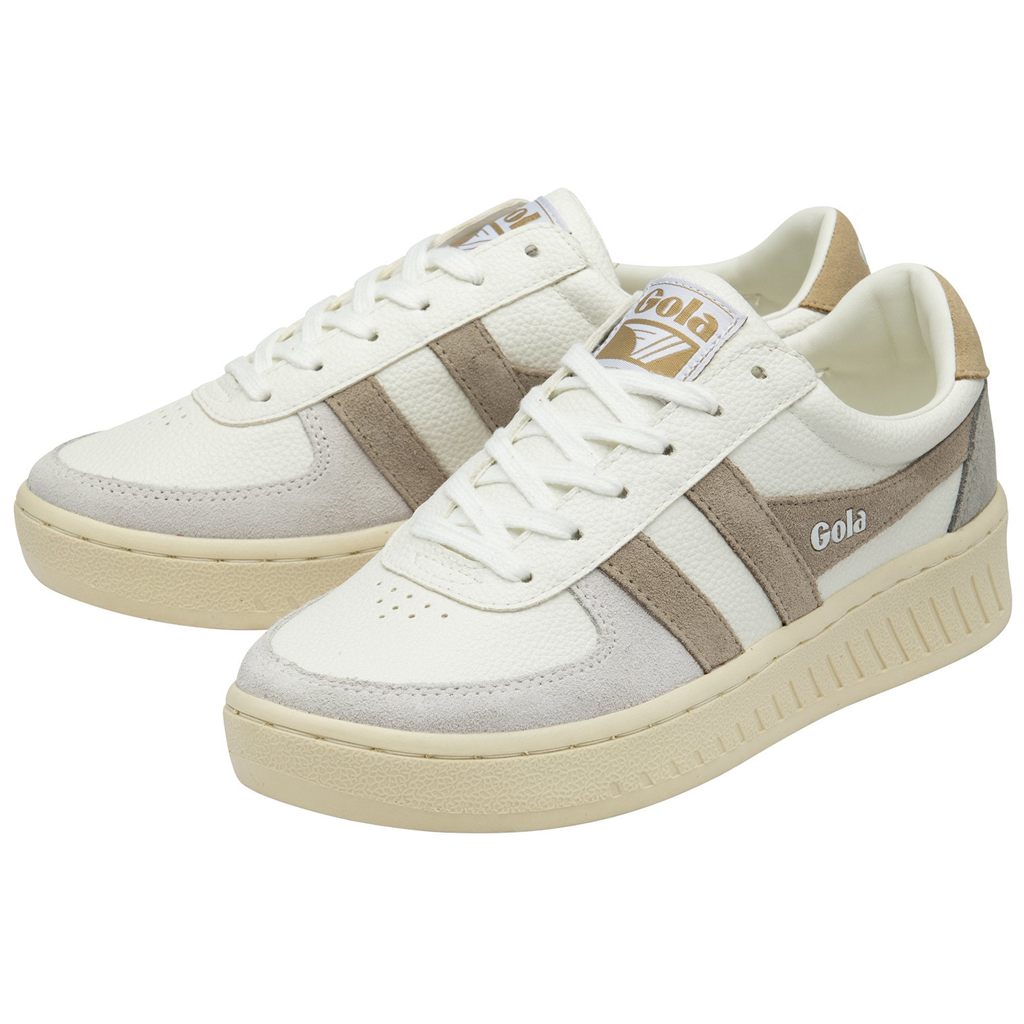 Gola Classics Grandslam Trident Sneakers Blancos Grises Mexico | WON-285710