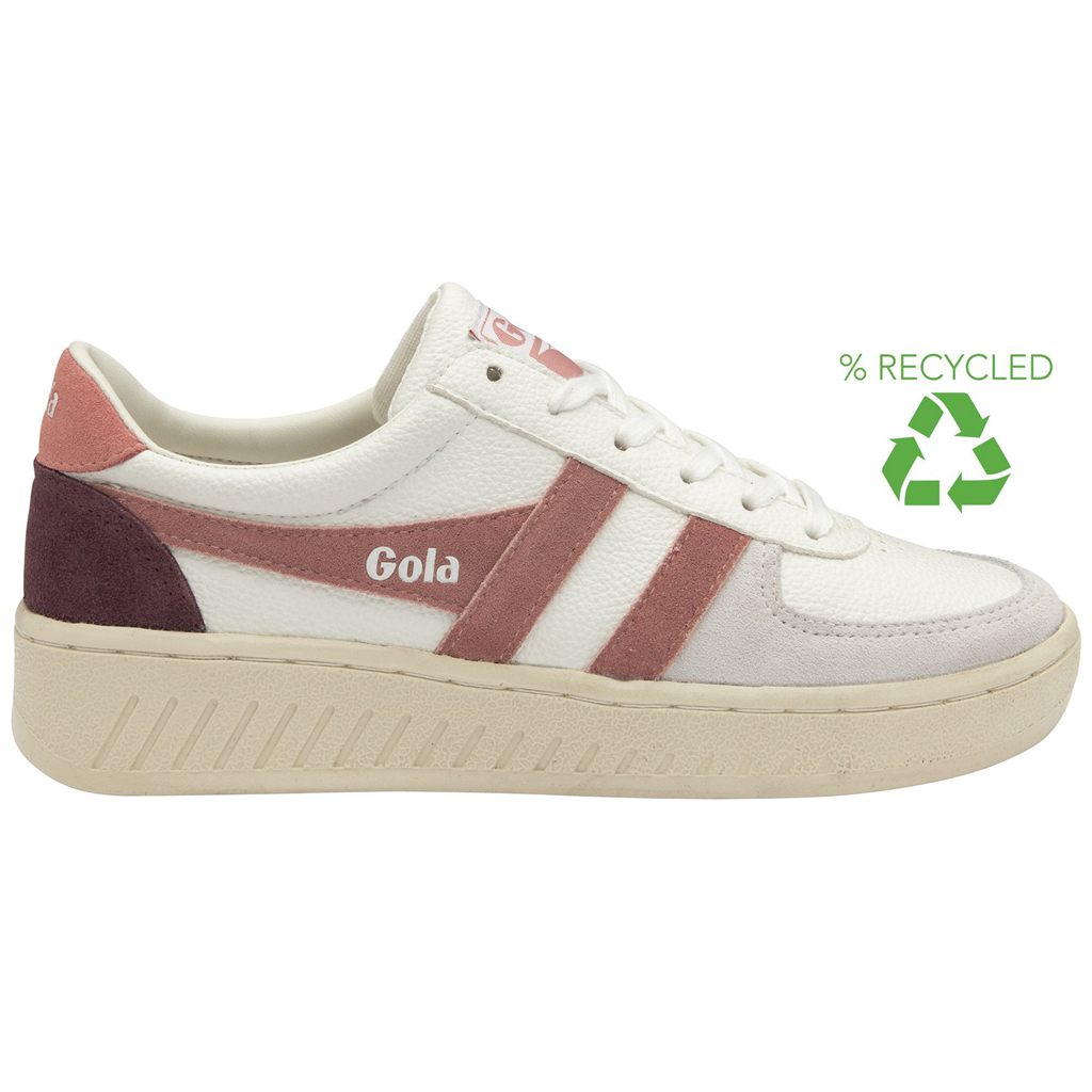 Gola Classics Grandslam Trident Sneakers Blancos Rosas Coral Rosas Mexico | OQN-259817