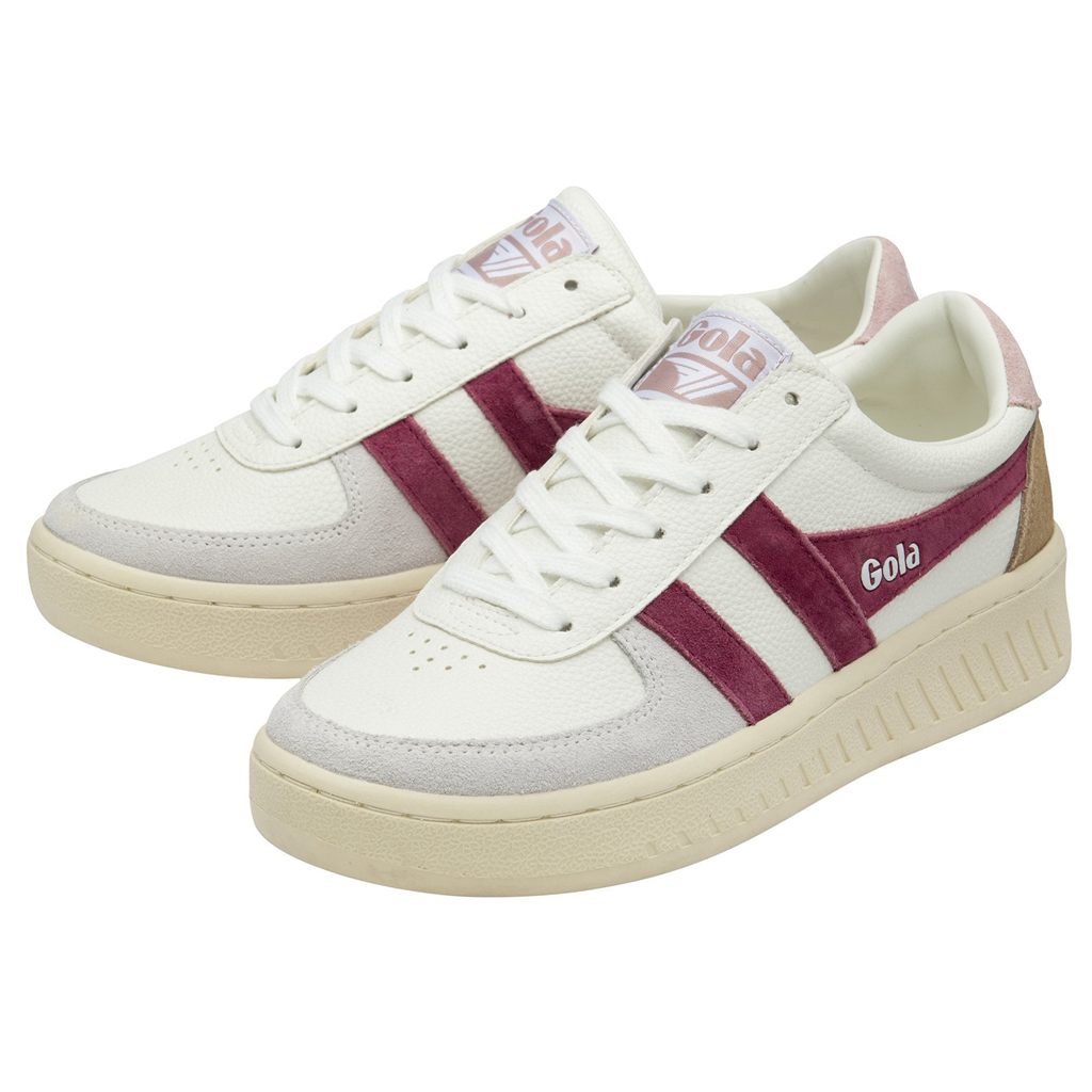 Gola Classics Grandslam Trident Sneakers Blancos Rosas Mexico | GQV-162485