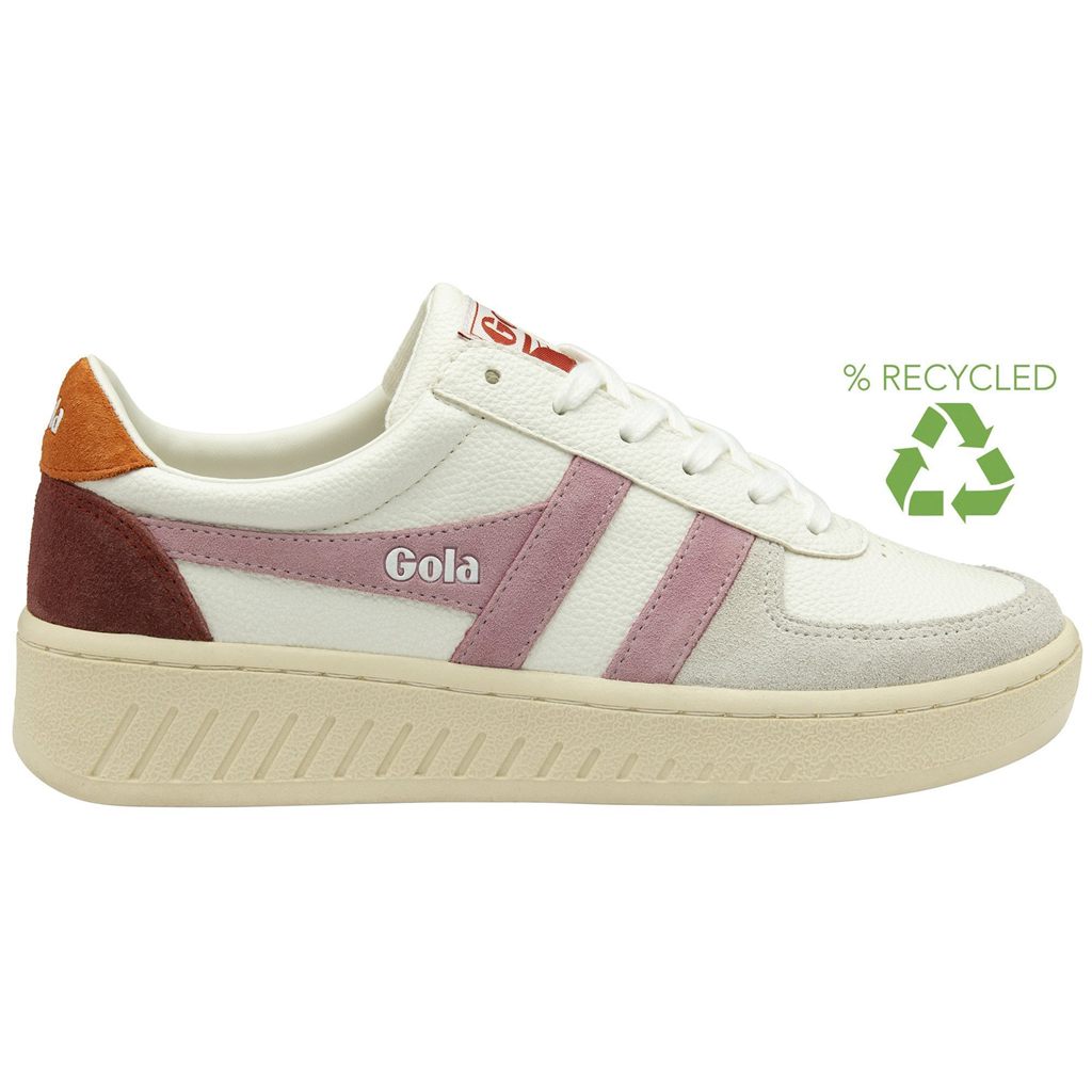 Gola Classics Grandslam Trident Sneakers Blancos Naranjas Mexico | FUG-901472