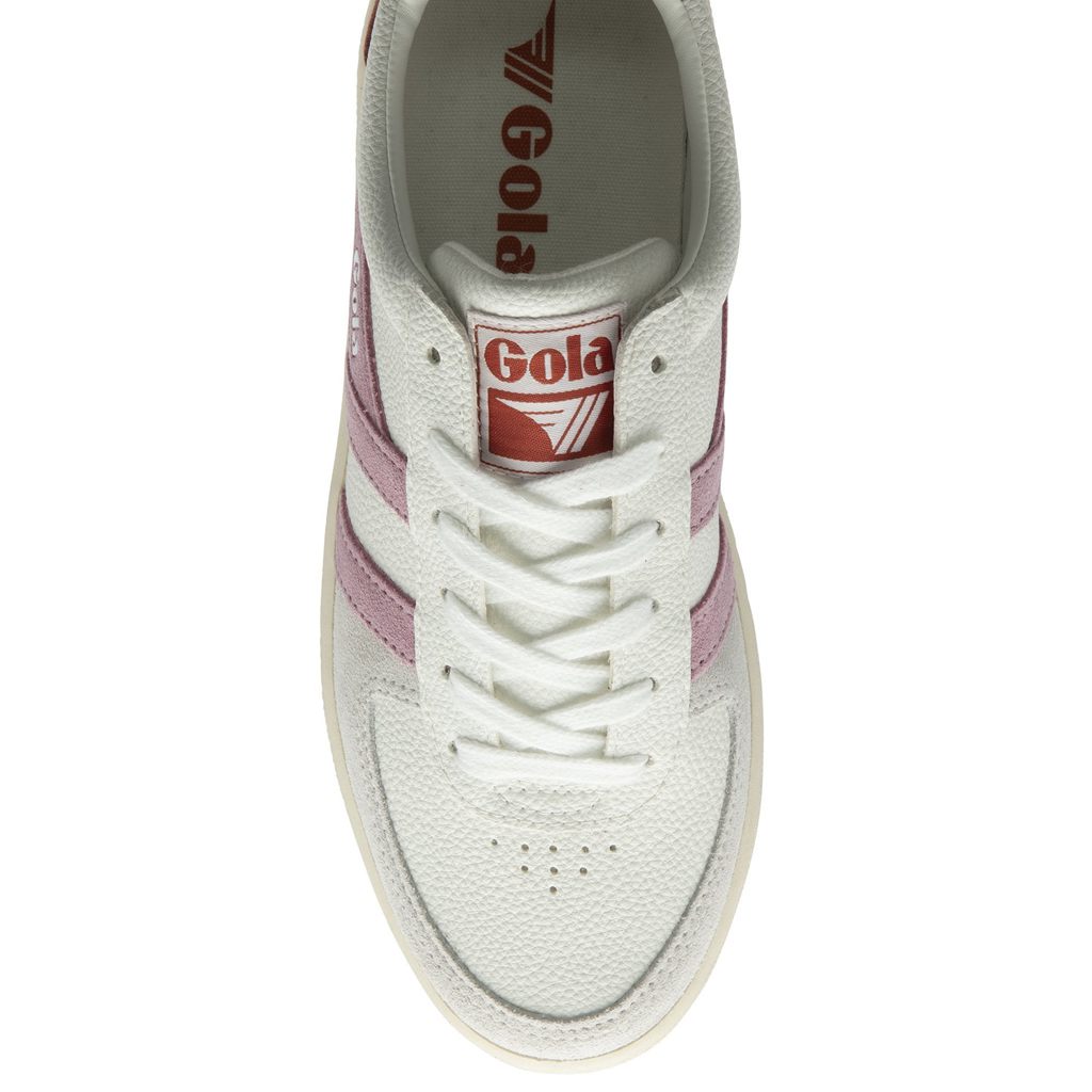 Gola Classics Grandslam Trident Sneakers Blancos Naranjas Mexico | FUG-901472