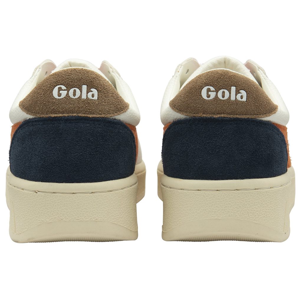 Gola Classics Grandslam Trident Sneakers Blancos Naranjas Mexico | VDG-358729
