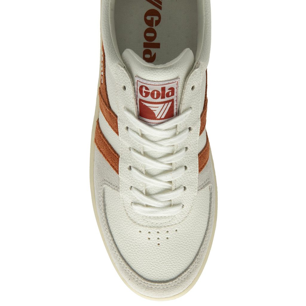 Gola Classics Grandslam Trident Sneakers Blancos Naranjas Mexico | VDG-358729