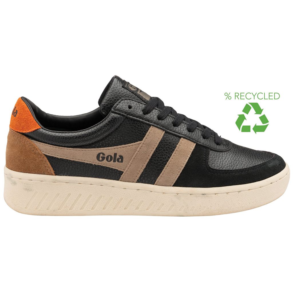 Gola Classics Grandslam Trident Sneakers Negros Naranjas Mexico | JZT-306987
