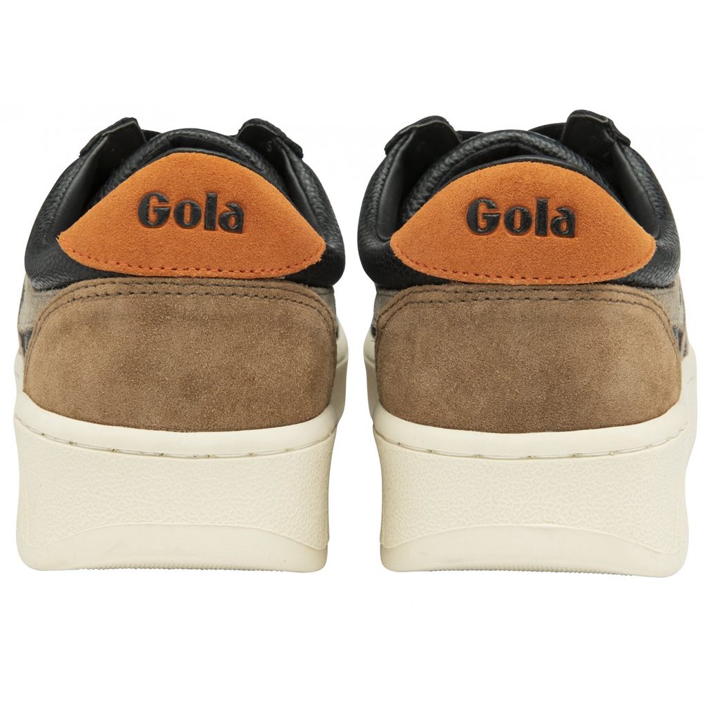 Gola Classics Grandslam Trident Sneakers Negros Naranjas Mexico | JZT-306987