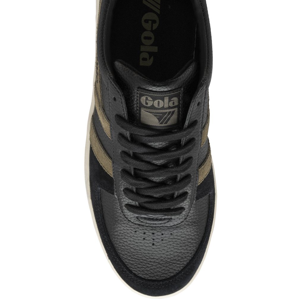Gola Classics Grandslam Trident Sneakers Negros Naranjas Mexico | JZT-306987