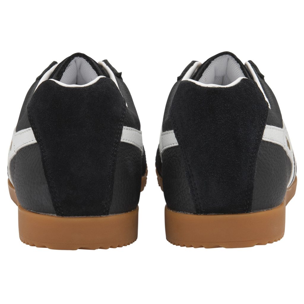 Gola Classics Harrier Leather Sneakers Negros Blancos Blancos Mexico | BCL-065734