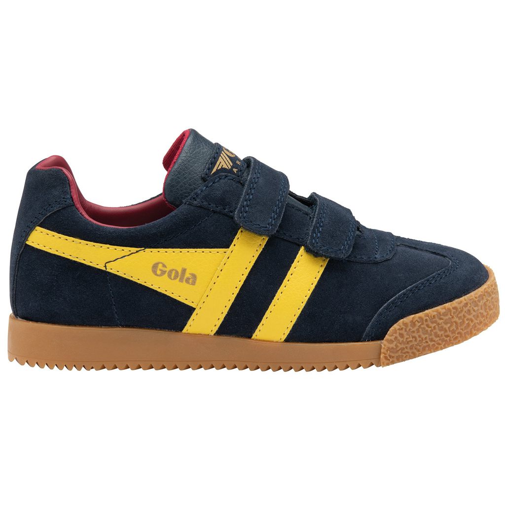 Gola Classics Harrier Strap Sneakers Azul Marino Rojos Mexico | JXT-574126