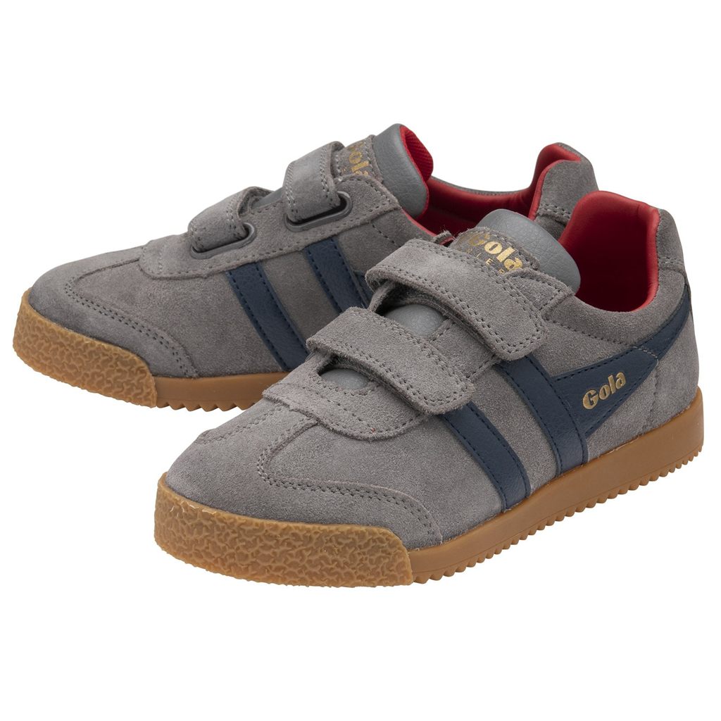 Gola Classics Harrier Strap Sneakers Azul Marino Rojos Oscuro Mexico | YIM-803741