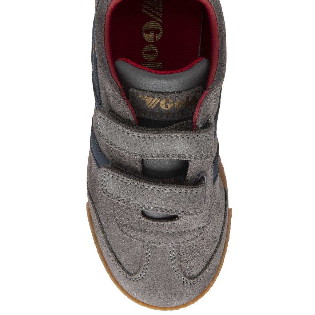 Gola Classics Harrier Strap Sneakers Azul Marino Rojos Oscuro Mexico | YIM-803741