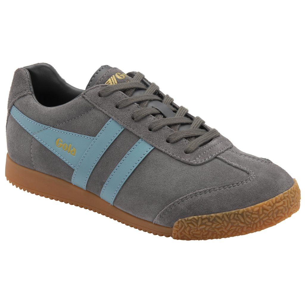 Gola Classics Harrier Suede Sneakers Ash Ocean Mexico | TPZ-857926
