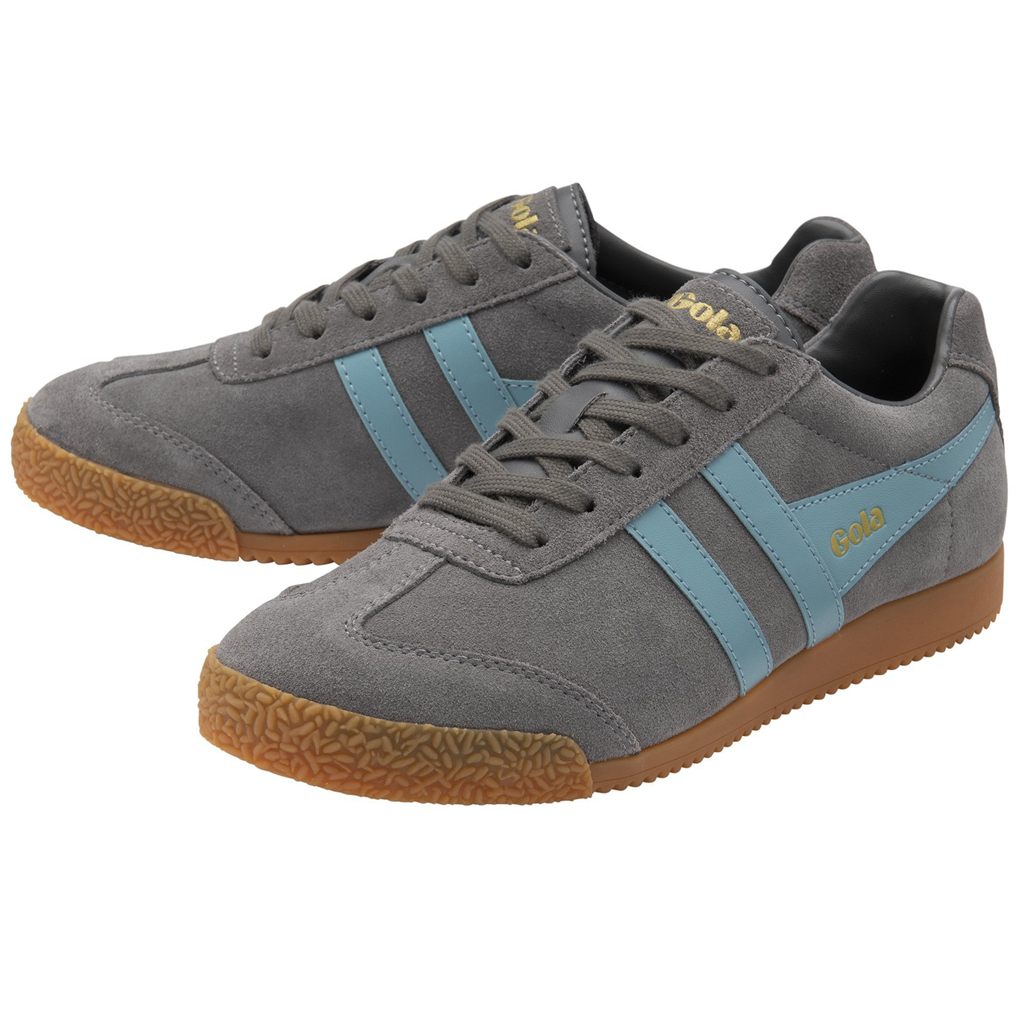 Gola Classics Harrier Suede Sneakers Ash Ocean Mexico | TPZ-857926
