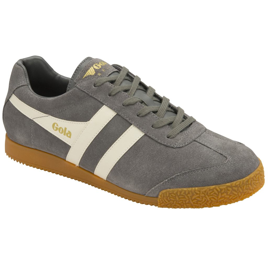 Gola Classics Harrier Suede Sneakers Ash Ecru Mexico | UXW-580173