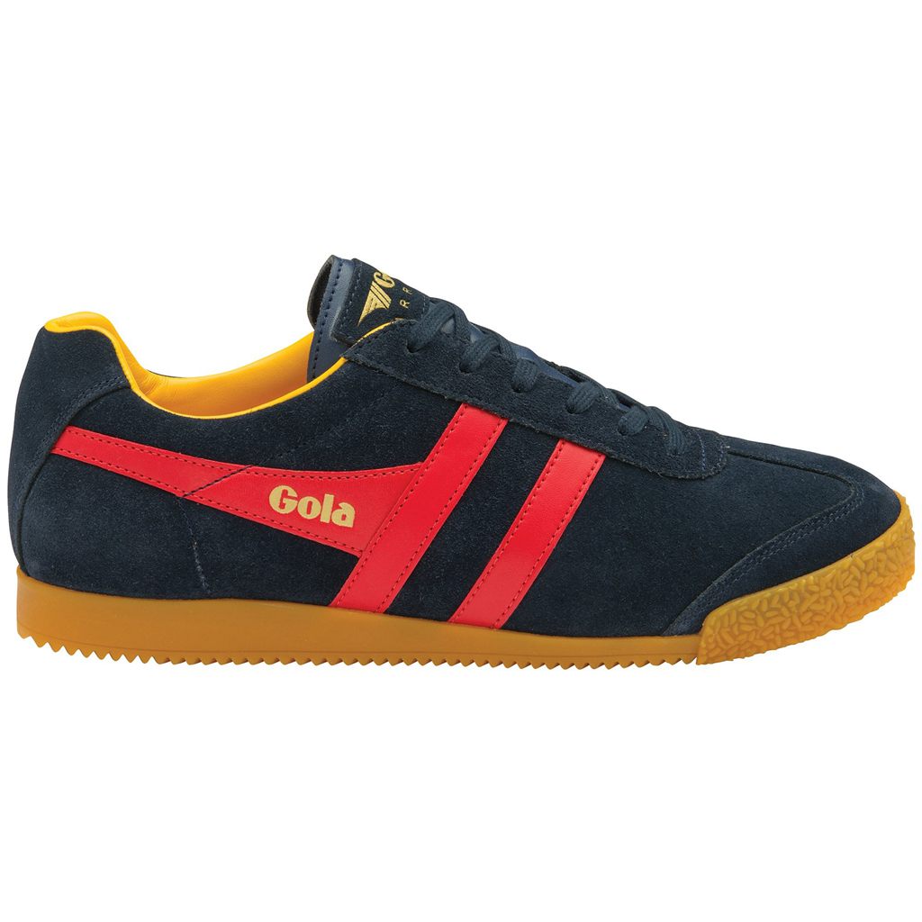 Gola Classics Harrier Suede Sneakers Azul Marino Rojos Mexico | GWN-958403