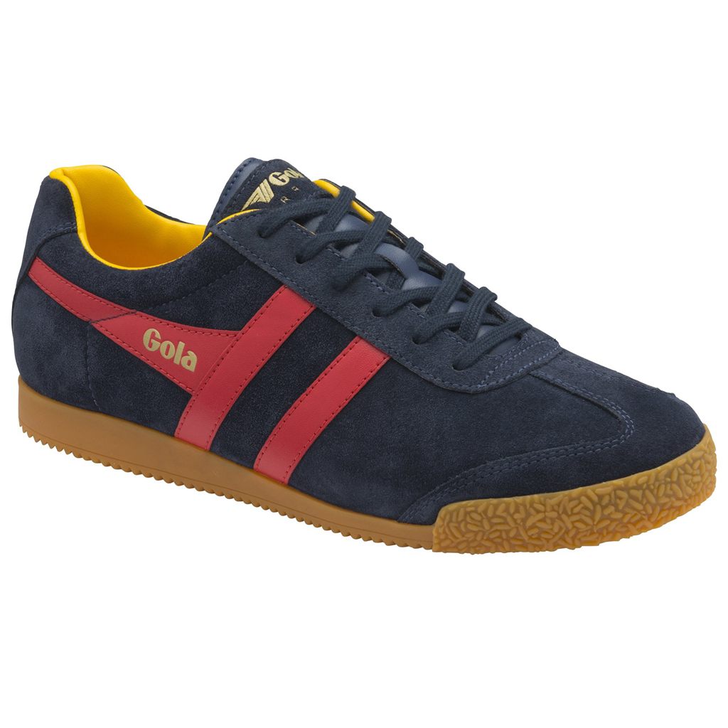 Gola Classics Harrier Suede Sneakers Azul Marino Rojos Mexico | GWN-958403