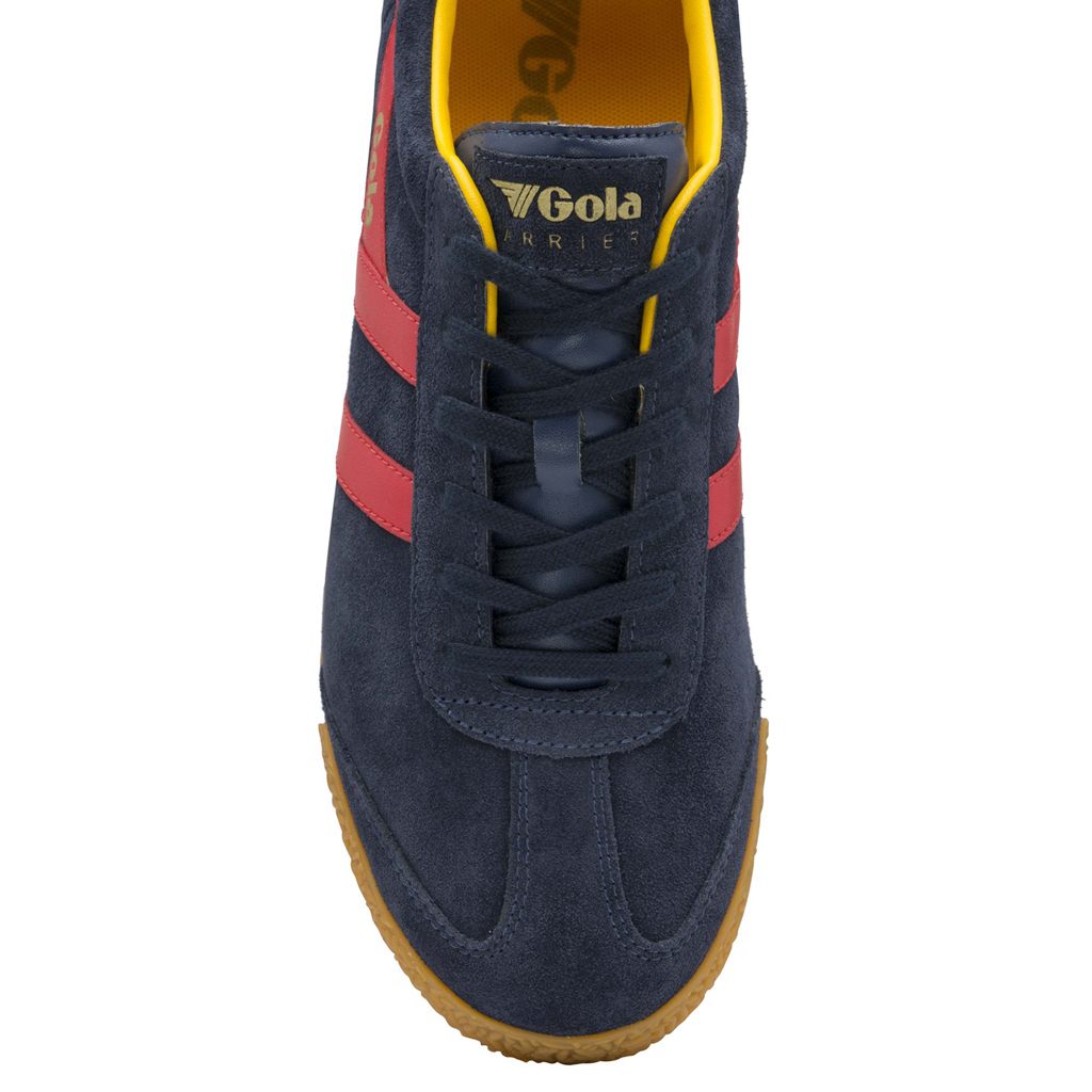 Gola Classics Harrier Suede Sneakers Azul Marino Rojos Mexico | GWN-958403