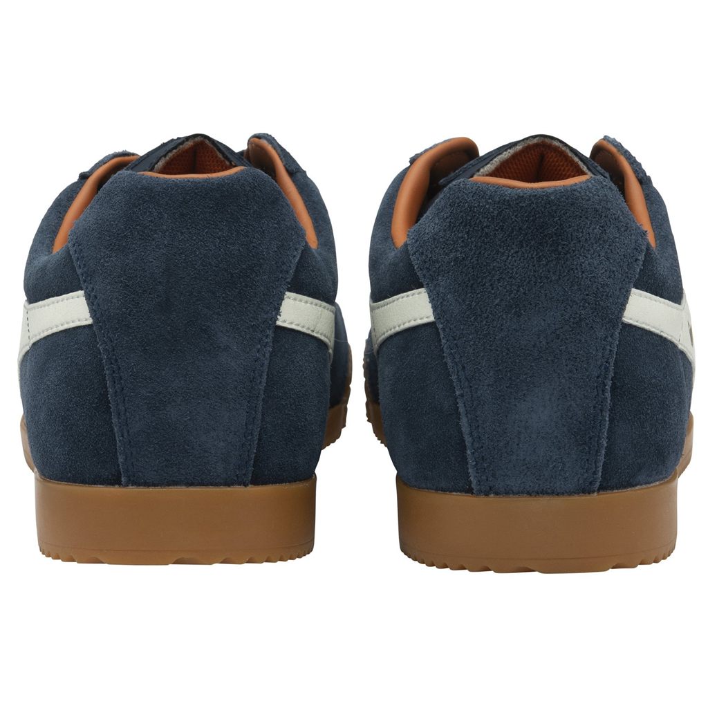 Gola Classics Harrier Suede Sneakers Azul Marino Blancos Naranjas Mexico | XSR-894027