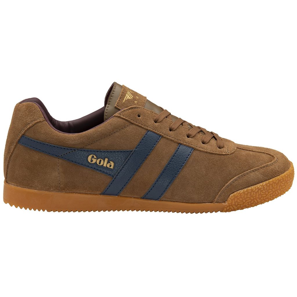 Gola Classics Harrier Suede Sneakers Azul Marino Vino Mexico | UHG-234619