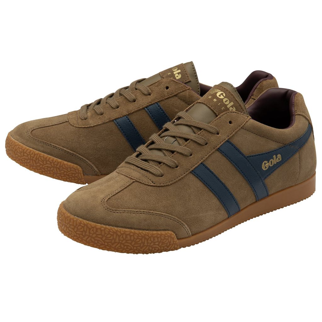 Gola Classics Harrier Suede Sneakers Azul Marino Vino Mexico | UHG-234619