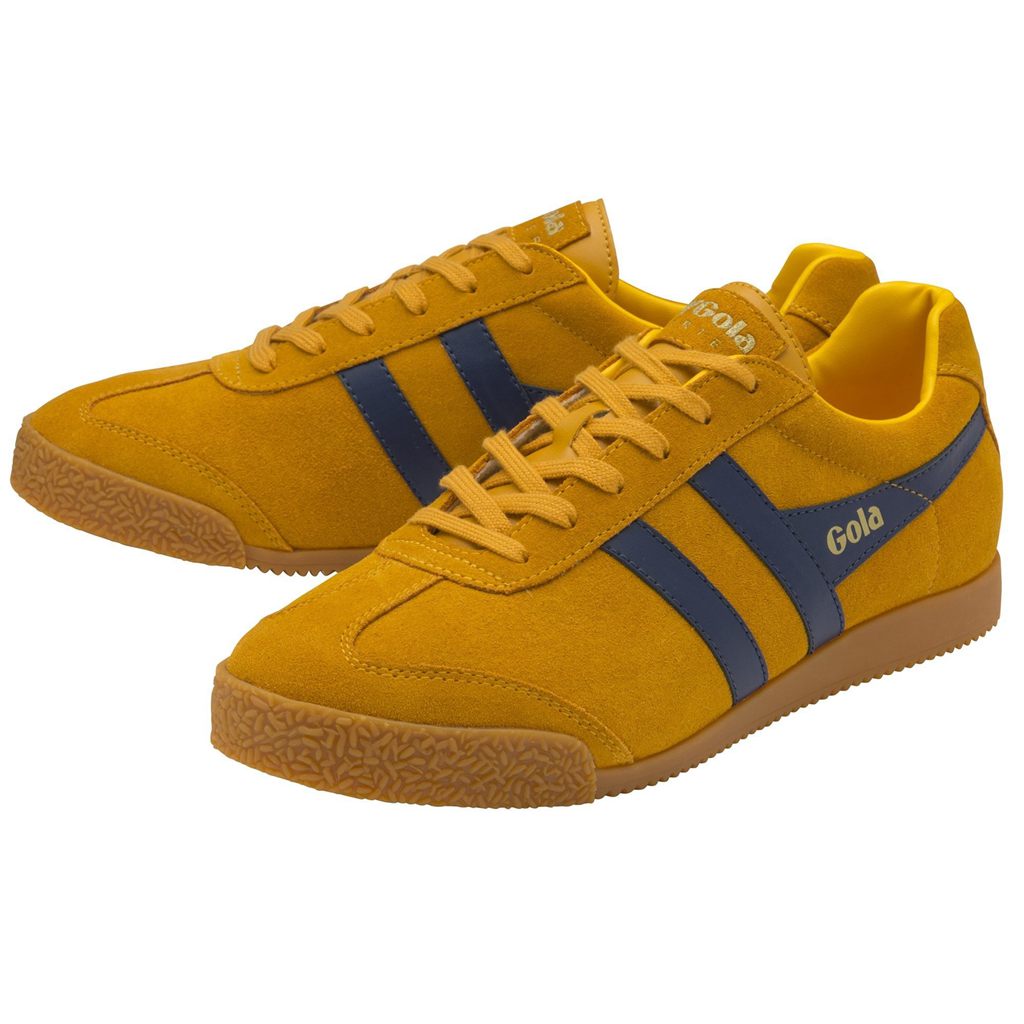 Gola Classics Harrier Suede Sneakers Azul Marino Mexico | WLZ-682743
