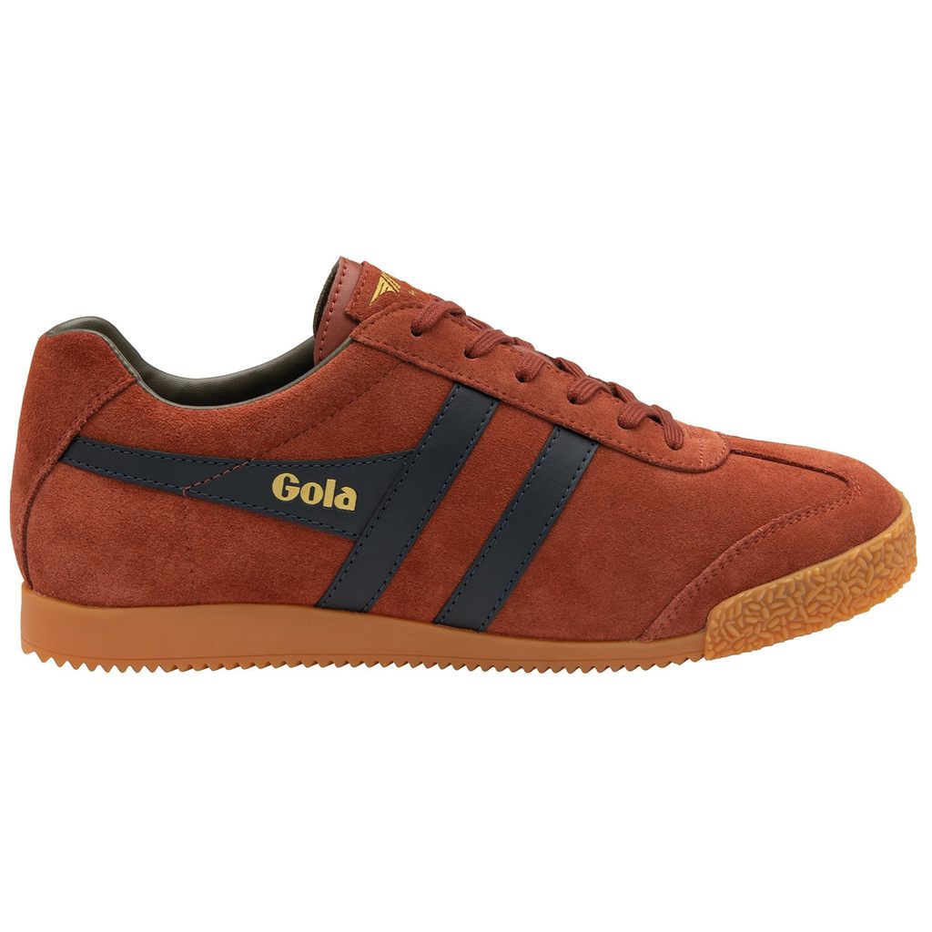 Gola Classics Harrier Suede Sneakers Azul Marino Kaki Mexico | BST-124069