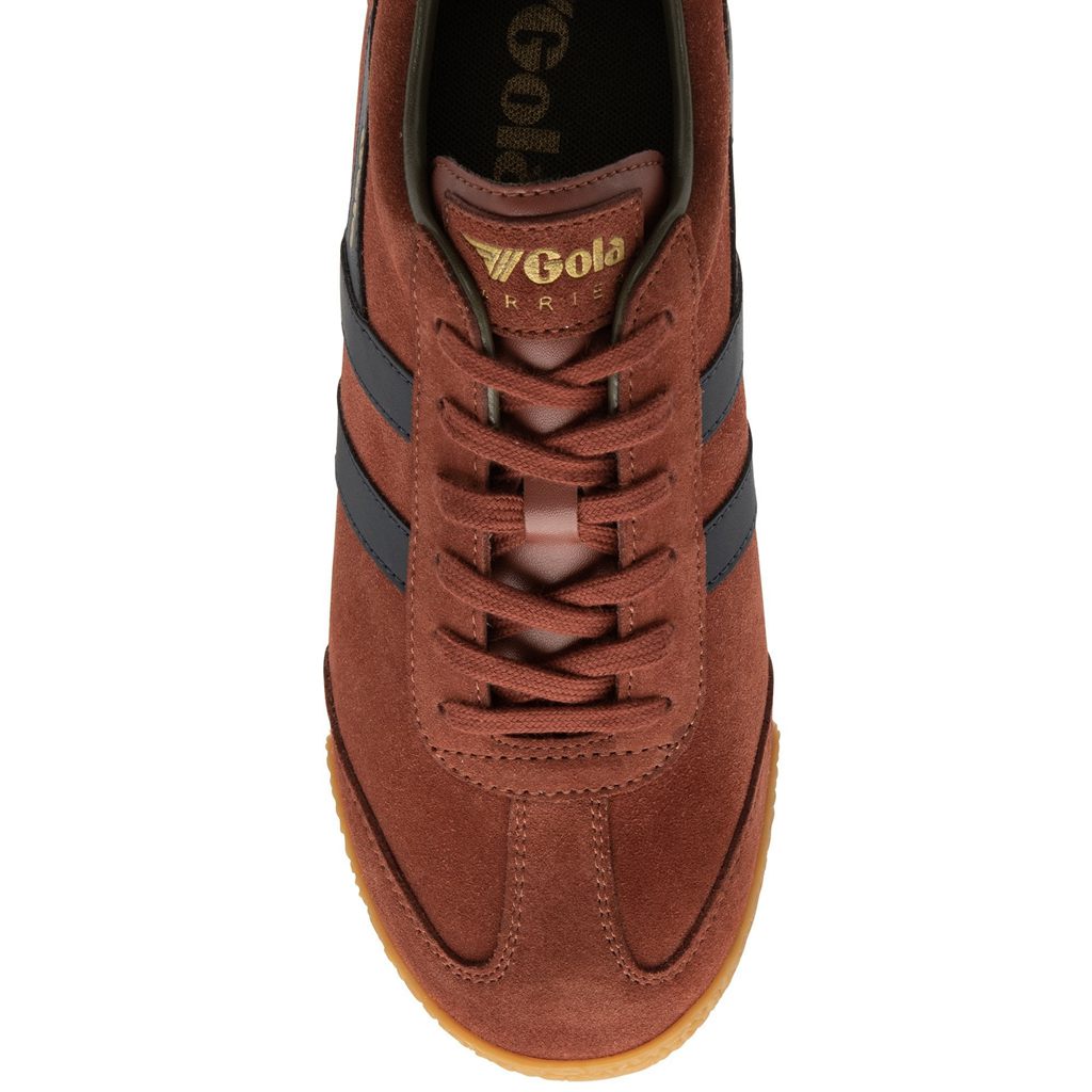 Gola Classics Harrier Suede Sneakers Azul Marino Kaki Mexico | BST-124069