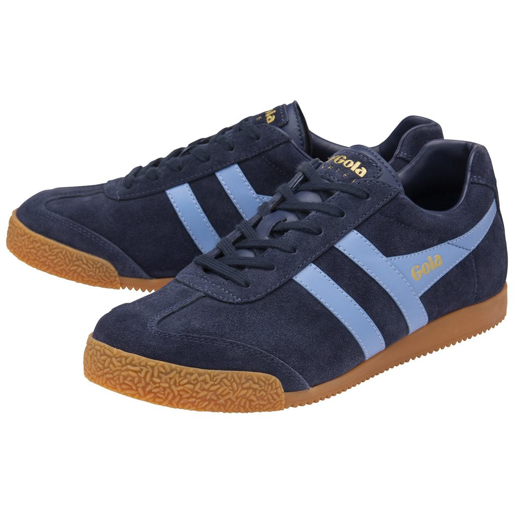 Gola Classics Harrier Suede Sneakers Azul Marino Mexico | BDC-276345