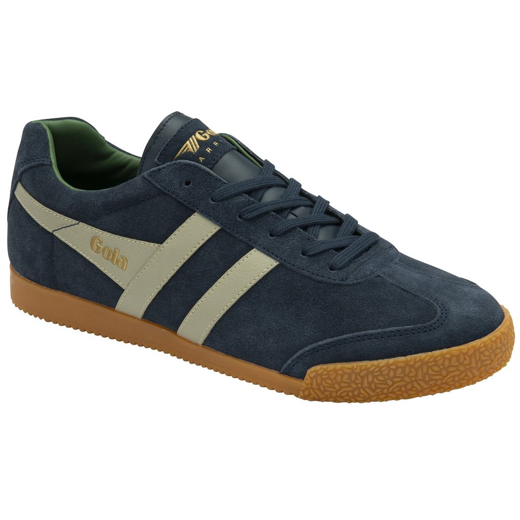 Gola Classics Harrier Suede Sneakers Azul Marino Grises Mexico | ZGH-613724