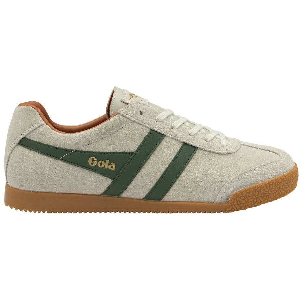 Gola Classics Harrier Suede Sneakers Blancos Naranjas Mexico | BCJ-543879