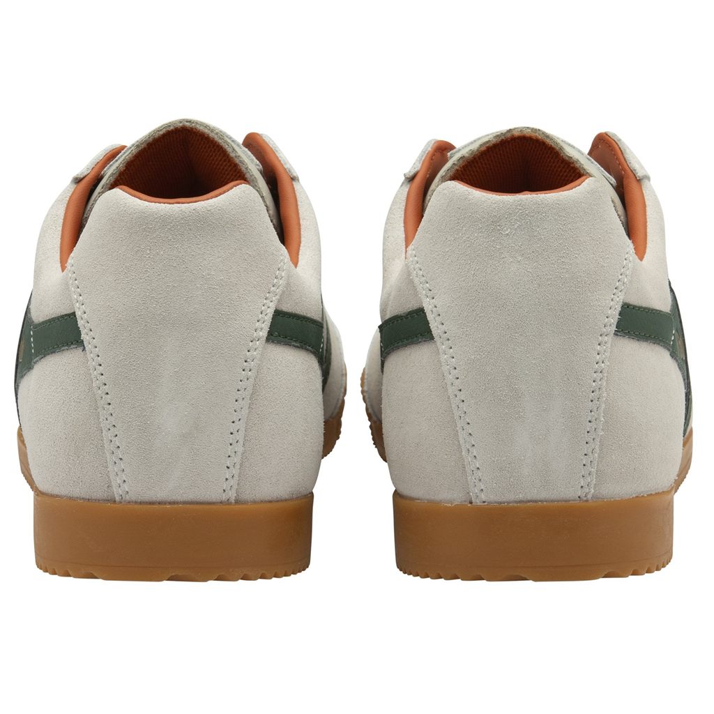 Gola Classics Harrier Suede Sneakers Blancos Naranjas Mexico | BCJ-543879