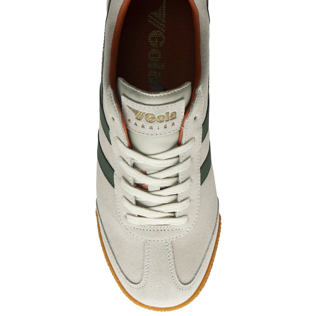 Gola Classics Harrier Suede Sneakers Blancos Naranjas Mexico | BCJ-543879