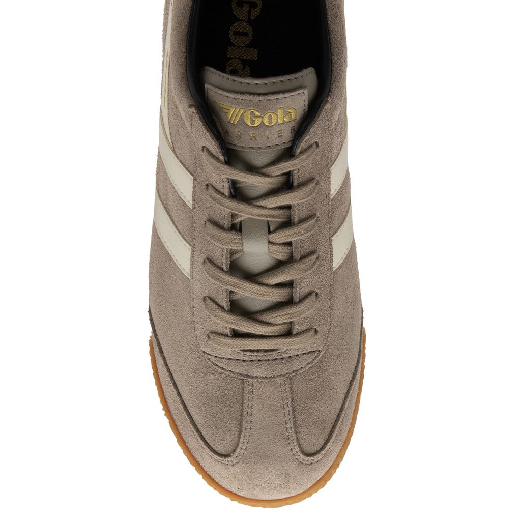 Gola Classics Harrier Suede Sneakers Blancos Azul Marino Mexico | EUV-613297