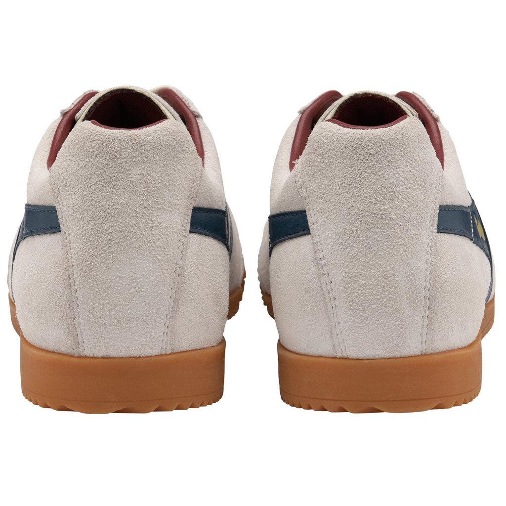 Gola Classics Harrier Suede Sneakers Blancos Azules Rojos Oscuro Mexico | JVT-915472