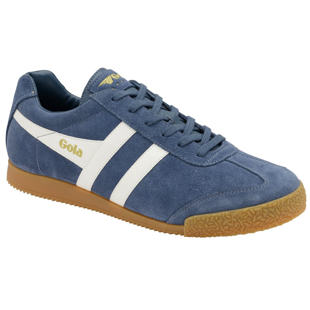 Gola Classics Harrier Suede Sneakers Blancos Mexico | XUR-590487