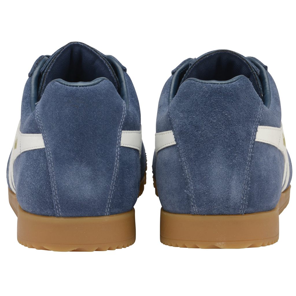 Gola Classics Harrier Suede Sneakers Blancos Mexico | XUR-590487