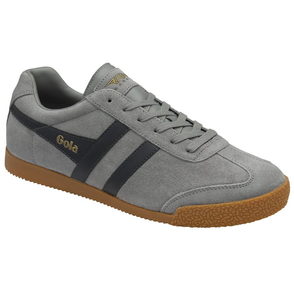 Gola Classics Harrier Suede Sneakers Cement Storm Mexico | DSB-031589