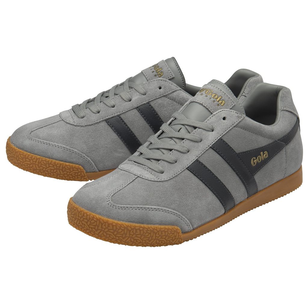 Gola Classics Harrier Suede Sneakers Cement Storm Mexico | DSB-031589