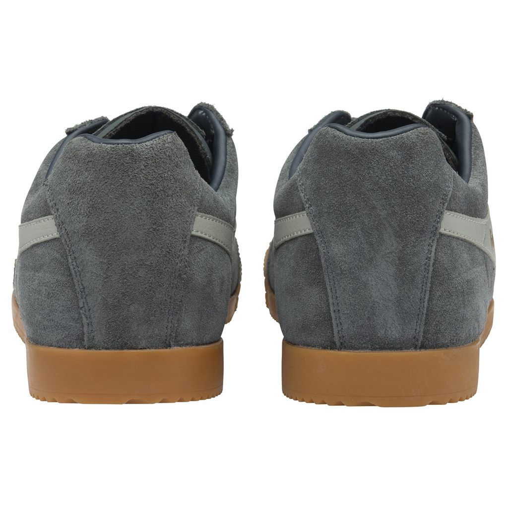 Gola Classics Harrier Suede Sneakers Grises Claro Azul Marino Mexico | VCA-029375